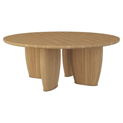 Pre-owned Medea Griso Round Table In Brown