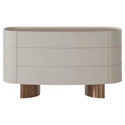 Pre-owned Medea Lea Chest Of Drawers In Brown