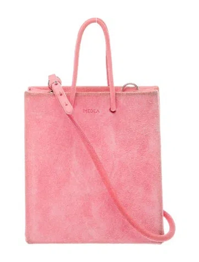 Pre-owned Medea Leather Bucket Bag In Pink