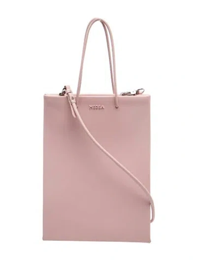 Pre-owned Medea Leather Crossbody Bag In Pink