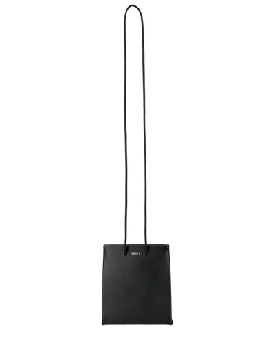 Medea Leather Crossbody In Black