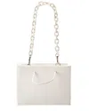 Medea Leather Tote In White