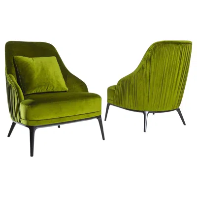 Pre-owned Medea Lily Armchair In Brown