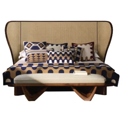 Pre-owned Medea Lola Letto Bed In Brown