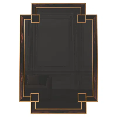 Pre-owned Medea Marella Mirror In Brown