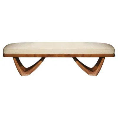 Pre-owned Medea Marlene Bench In Brown