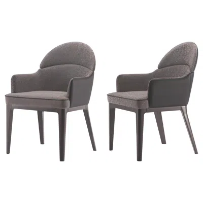 Pre-owned Medea Martin Armchair In Brown