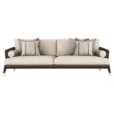 Pre-owned Medea Momo 3 Seater Sofa In Brown