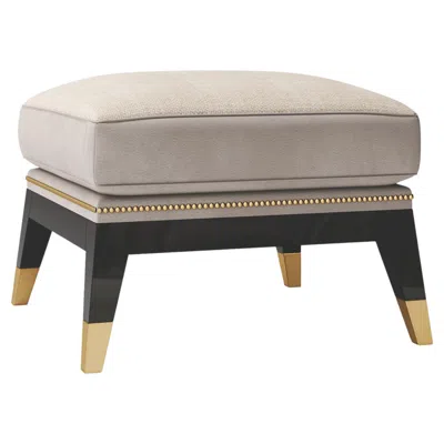 Pre-owned Medea Momo Pouf In Brown