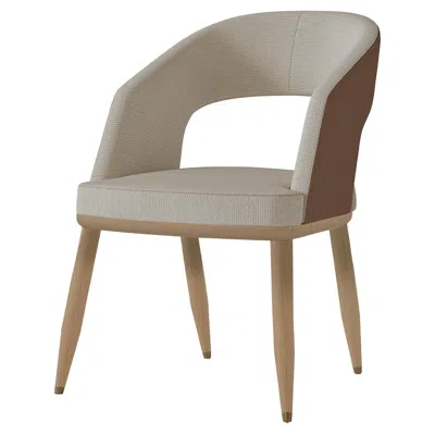 Pre-owned Medea Nella Chair In Brown