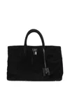 Medea Nina Corduroy Tote Bag In Black