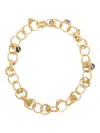 Medea Edwardian Ring-chain Necklace In Multi
