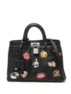 Medea Small Nina Tote Bag In Black