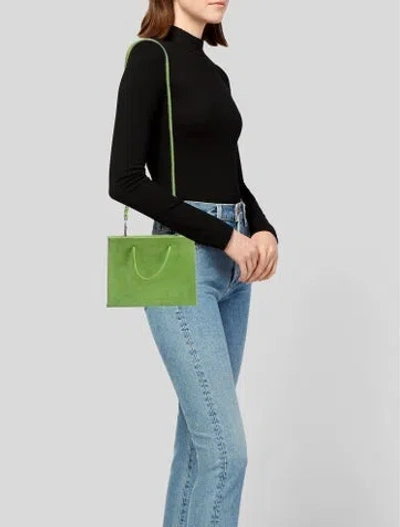 Pre-owned Medea Suede Bucket Bag In Green