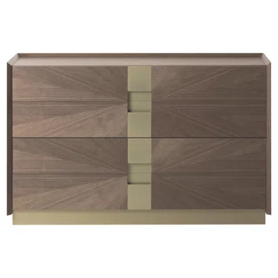 Pre-owned Medea Visconti Bedside Table In Brown