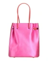 Medea Woman Handbag Fuchsia Size - Textile Fibers, Leather In Pink