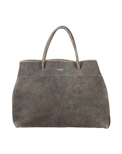 Medea Woman Handbag Khaki Size - Leather In Brown