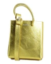 Medea Woman Shoulder Bag Yellow Size - Leather In Yellow