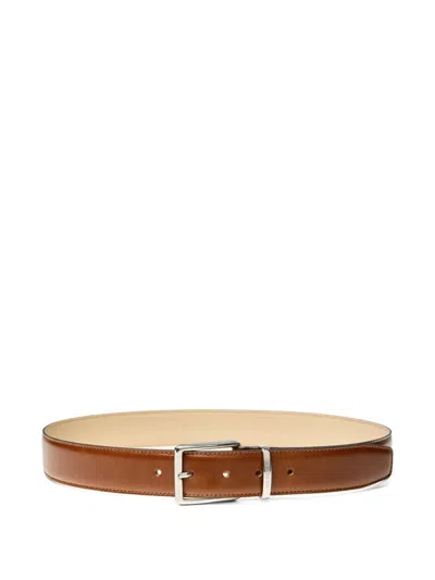 Medeea Buckle-fastening Belt In Purple