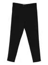 Medeea Pleat-detail Trousers In Black