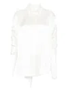 Medeea Silk Shirt In White