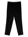 Medeea Tailored Cotton Trousers In Black