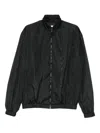 Medeea Zip-up Lightweight Jacket In Black