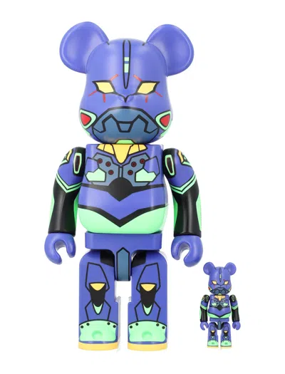 Medicom Toy 100% + 400% Evangelion Eva 01 Be@rbrick Multicolor