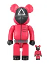 Medicom Toy 100% + 400% Squid Game Guard Triangle