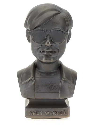 Medicom Toy Andy Warhol 60s Bust 8" Ceramic Figure Decorative Accessories Gray