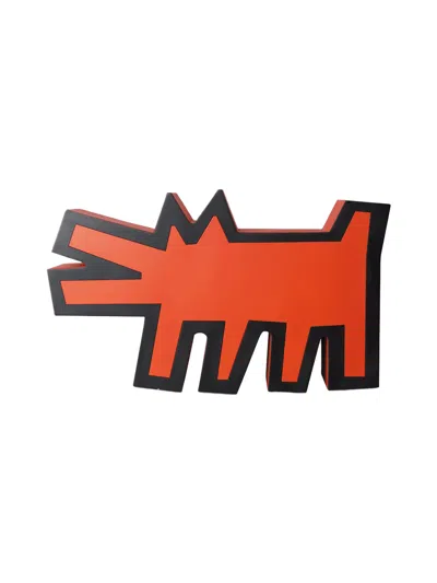 Medicom Toy Barkin Dog Statue Keith Haring In Orange