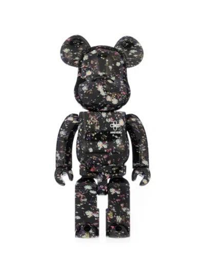 Medicom Toy Be@rbrick Anever Floral-print Collectible In Black
