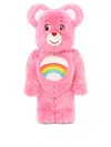 Medicom Toy X Care Bears Cheer Bear Costume Version Be@rbrick Figure In Pink