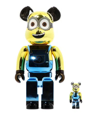 Medicom Toy "be@rbrick Dave Chrome" 100% And 400% Toy In Multi