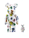 Medicom Toy "be@rbrick Grateful Dead Dancing Bear" 100% And 400% Toy In White