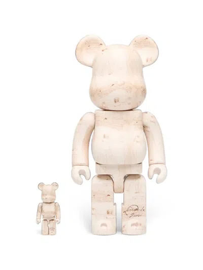 Medicom Toy Be@rbrick Leonardo Da Vinci Vitruvian Man Set In Brown