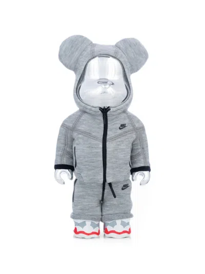 Medicom Toy Be@rbrick Nike Tech Fleece 1000% Collectible In Gray