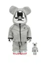 Medicom Toy "be@rbrick X Nike Tech Fleece" Toy In Gray