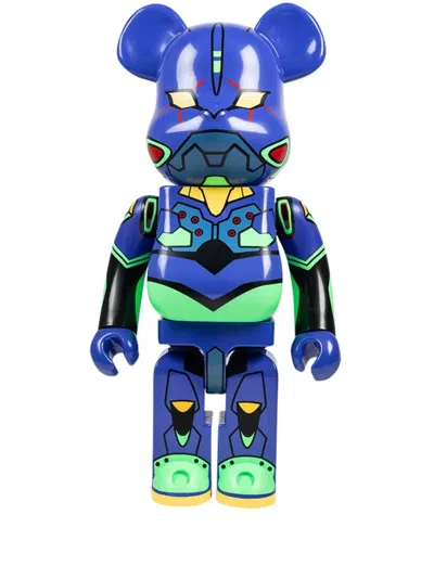 Medicom Toy Evangelion Unit 01 Be@rbrik 1000% Figure In Blue