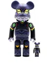 Medicom Toy Evangelion Unit 13 "new Paint Version" Be@rbrick 100% And 400% Figure Set In Purple