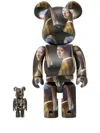 Medicom Toy Bearbrick Girl With Pearl Earring Ornament Set In Multicolour