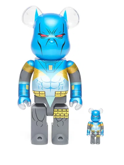 Medicom Toy Knightfall Batman Bearbrick (set Of Two) In Blue