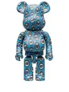 Medicom Toy Robe Japonica Mirror Be@rbrick Figure In Blue