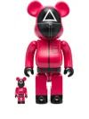 Medicom Toy X Sequid Game Bearbrick  Set In Red