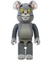 Medicom Toy Tom "10" Be@rbrick Figure In Grey