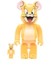 Medicom Toy Tom And Jerry Be@rbrick 100% + 400% Figure Set In Yellow