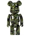 Medicom Toy X A Bathing Ape 1st Camo Chogokin Be@rbrick 200% Figure In Green