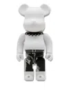 Medicom Toy X Andy Warhol X Rolling Stones Sticky Fingers Be@rbrick Figure 1000% In White