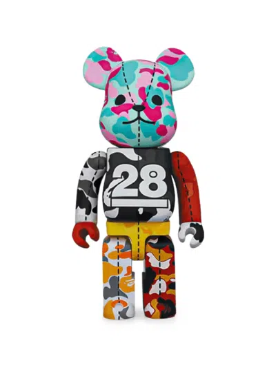 Medicom Toy X Bape 28th Anniversary Camo #3 Bearbrick Figure In Multi