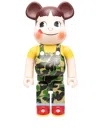 Medicom Toy Bearbrick X Bape Peko-chan Toy In Green